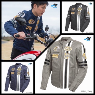 DEGNER Jacket (Japan brand) 22SJ-1 Textile ลมผ่านสบายระบายอากาศดีเยี่ยม(ผ่อนชำระ0% 10เดือน)