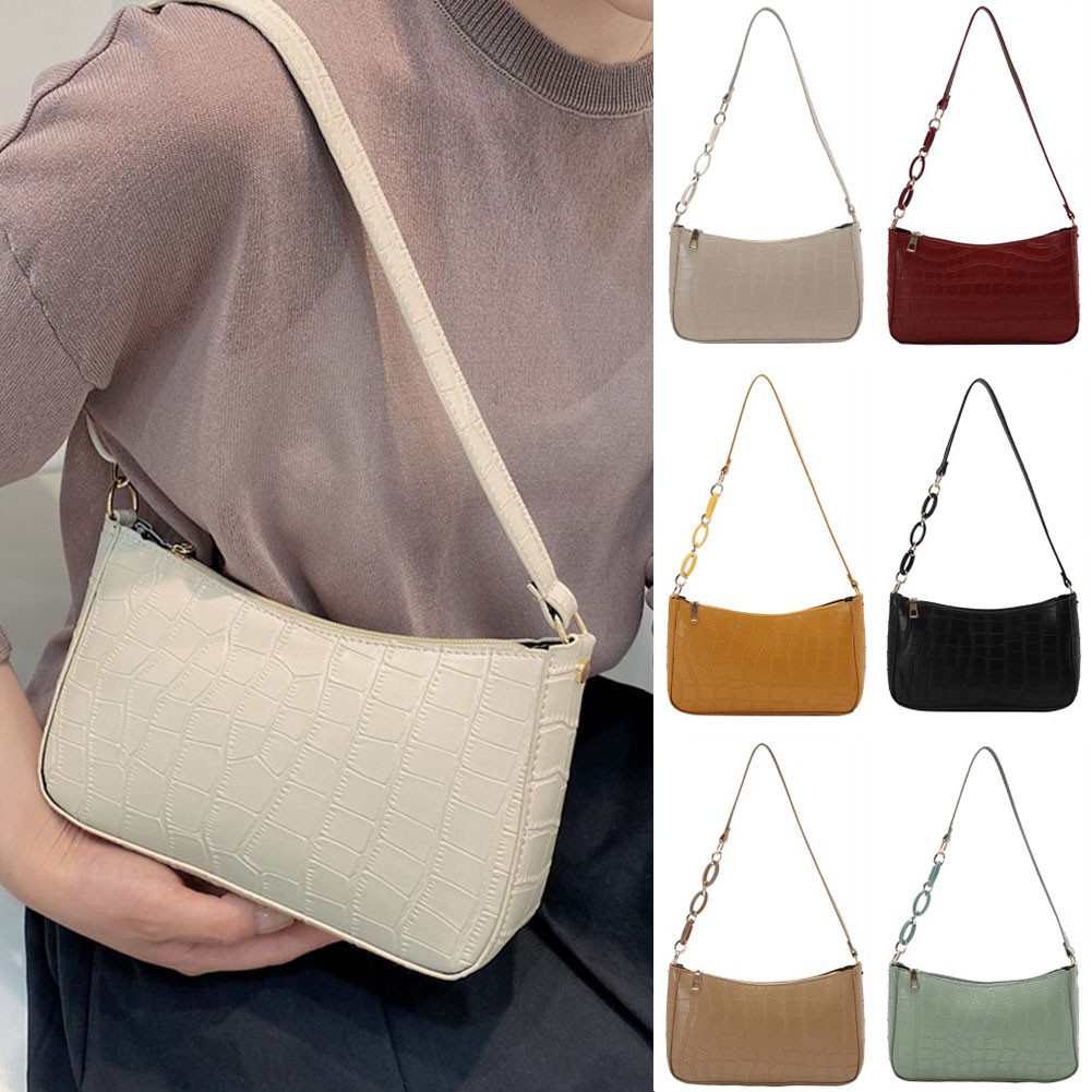 Fashionable Casual Underarm Qualitative Handbag