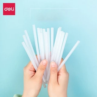 Deli กาวแท่ง 7 mm / 11 mm กาวร้อน สีใส ไม่เป็นอันตราย ติดทนนาน สำหรับปืนยิงกาวไฟฟ้า Glue Stick