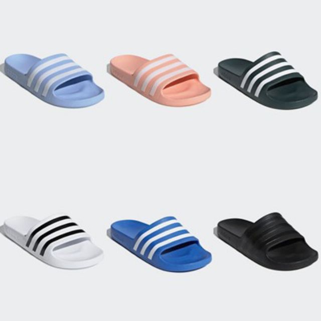 Adidasรองเท้าแตะ Adilette Aqua 6สีลิขสิทธิ์แท้