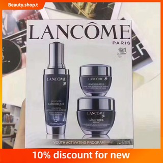 【 Beauty Shop 】 Lancome ขวดน้ำขนาดเล็กสีดำ 3 ชิ้น Moisturizing Moisturize