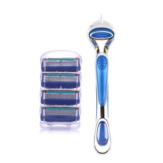 ใบมีดโกนหนวด 5 ใบมีด สำหรับ Gillette Fusion Proglide 4 ชิ้น