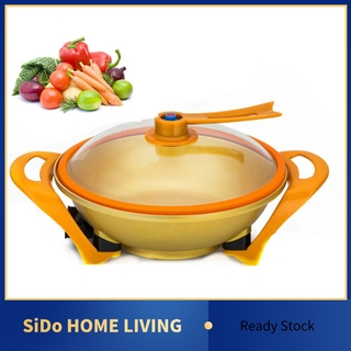 SiDo [พร้อมส่ง] หม้อต้มไฟฟ้า พร้อมซึ้งนึ่ง หม้อไฟฟ้าอเนกประสงค์ Electric Pot
