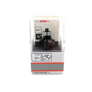 2608628421 BOSCH ดอกเราเตอร์ขอบโค้ง แกน1/4" รัศมี 1/4" มีลูกปืน