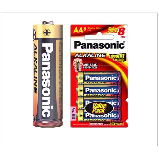 ถ่าน Panasonic Alkaline AA 8 ก้อน - catinfinity - ThaiPick