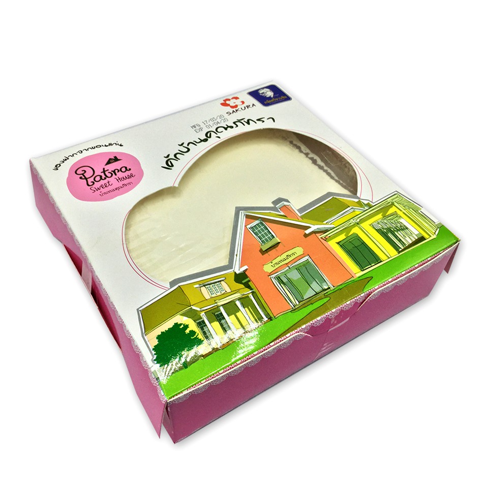 บ้านขนมคุณภัทรา เค้กนมสดวนิลา (กล่อง)