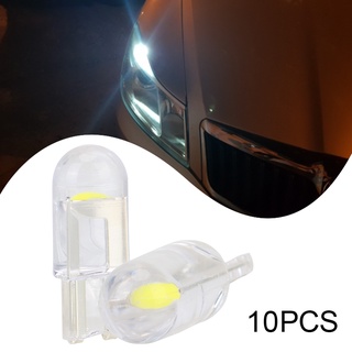 หลอดไฟติดป้ายทะเบียนรถยนต์ Drl 10 ชิ้น 12V 6000K W5W Led T10 สีขาวสีฟ้า