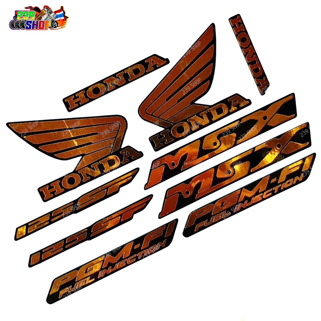 สติกเกอร์ติดรถ สติ๊กเกอร์ สติกเกอร์ แต่ง MSX-NEW SF125 เลือกแบบได้เลย สติ๊กเกอร์ สติ๊กเกอร์ซิ่ง STIC