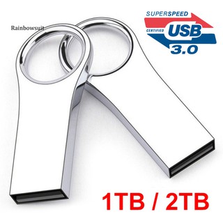 【 RB 】 แฟลชไดรฟ์แบบพกพา  2 TB USB 3.0 Flash Drive U Disk Memory Thumb Stick