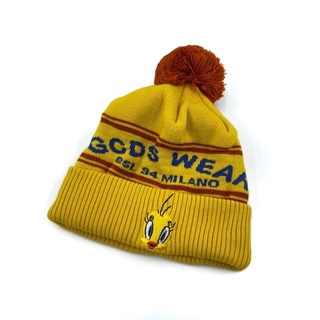 GCDS tweety beanie หมวกไหมพรม ทวิสตี้ ของแท้ ส่งฟรี EMS ทั้งร้าน