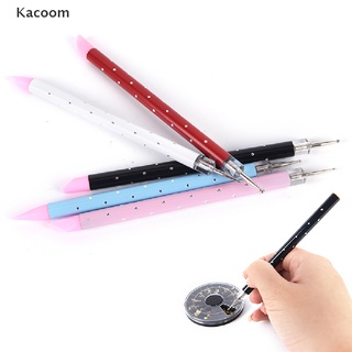 Kacoom Double Different Head Dotting Pen Nail Dotting Tool Tips Bead Picker Wax Pencil TH