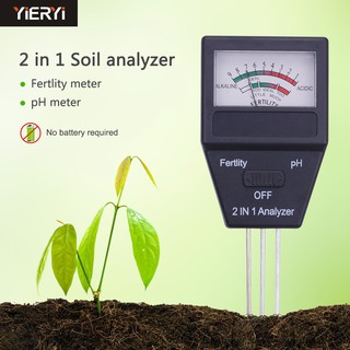 เครื่องมือวัดค่า ph ดิน 2 in 1 พร้อม 3 probes ideal meter