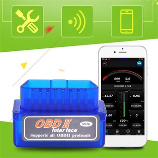 อุปกรณ์สแกนเนอร์ BK 3231 Mini ELM 327 OBD 2 II บลูทูธสำหรับรถยนต์