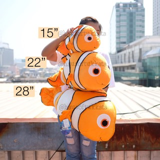 ตุ๊กตา Nemo นีโม่ 15/22/28นิ้ว Finding Nemo ปลานีโม่ ปลา ตุ๊กตาปลา