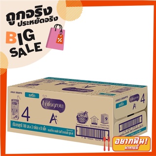 เอนฟาโกร เอพลัส นมยูเอชที สูตร 4 รสจืด 180 มล. แพ็ค 24 กล่อง Enfagrow A+ Milk 180 ml x 24 Boxes