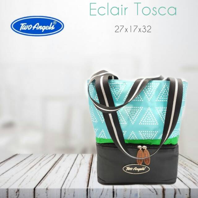 Fortunashop Cooler Bag Two angels Eclair / Collin / Breast Milk Bag Two angels แถมฟรีเจลน้ําแข็ง 3 ช