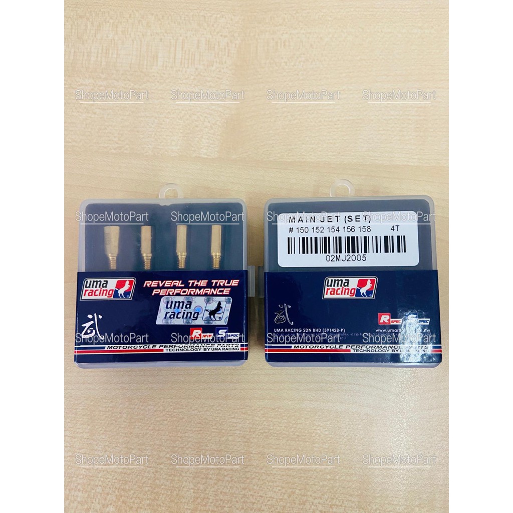 UMA RACING MAINJET MAIN JET MJ ALL BRAND PWK USE (110 - 168 )