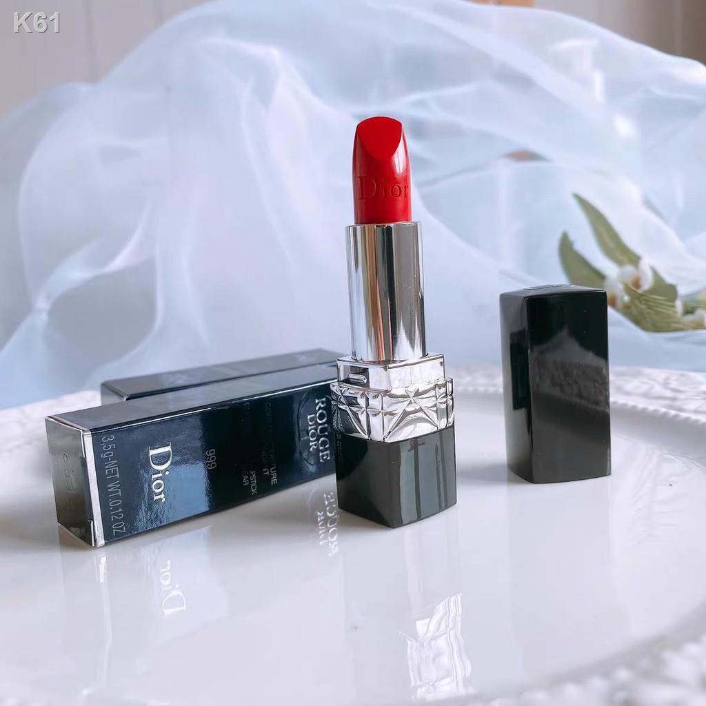✴♦✕ลิปสติก Diro, 999 Matte Lipstick ลิปสติกหญิงแท้สีแดง, รุ่นคลาสสิก Dior #999#888 3.5 g สีแดงรุ่นคลาสสิค [💯% ของแท้]