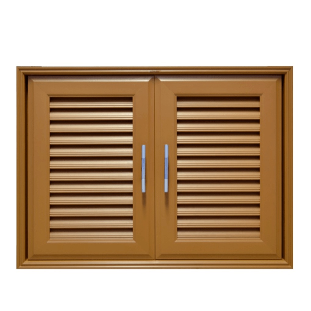 WT บานซิงค์คู่ 85x65CM. GB สีสัก