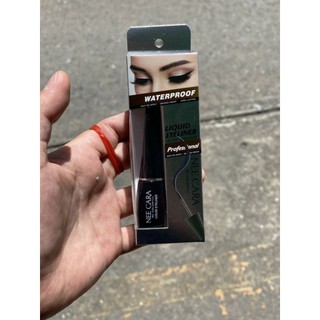 N324 NEE CARA LIQUID EYELINERนีคาร่า บี คัลเลอร์ฟูล ลิควิด อายไลเนอร์อายไลเนอร์ หัวฟูกัน ดงดำ เงางาม กันน้ำ กันเหงื่อ