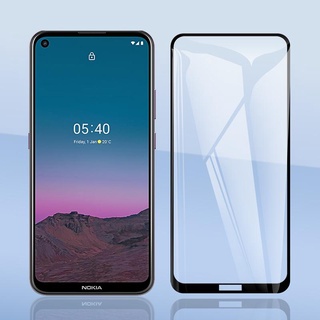 ฟิล์มกระจกนิรภัยกันรอยหน้าจอแบบเต็มหน้าจอสําหรับ Nokia 5.4 3.4 6.39 "9H 2.5D