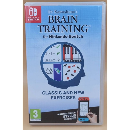 (มือสอง) มือ2 เกม Nintendo Switch : Dr.Kawashima's Brain Training สภาพดี อุปกรณ์ครบ #Nintendo Switch #game