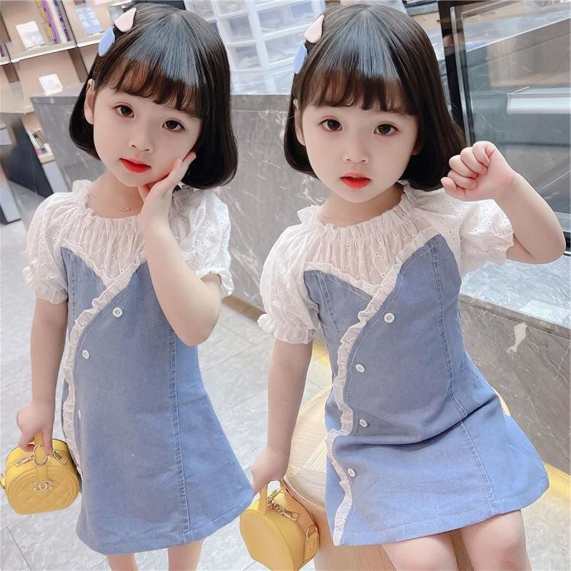 [Y D]167 พร้อมส่ง ชุดเดรสสำหรับเด็กผู้หญิง