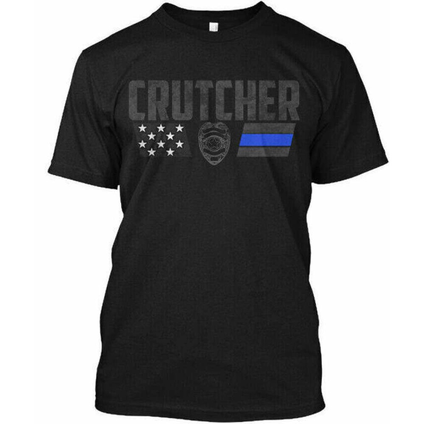 HJHGFGT☈▪HAOYING เสื้อยืดตำรวจ Crutcher Family