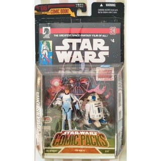 Star Wars A New Hope 2006 Comic Packs Luke Skywalker in Stormtrooper Disguise &amp; R2-D2 Action Figure 2-Pack 3.75"