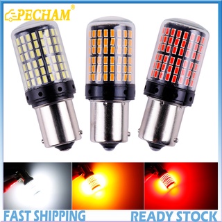 หลอดไฟเลี้ยว LED 144SMD 12V 1156 1157 7440 7443 BA15S BAU15S BAY15D PY21W สําหรับจอดรถยนต์ 2 ชิ้น