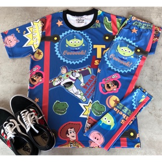 ชุดเซท เสื้อ &amp; กางเกงเลคกิ้ง ลาย Toy Story