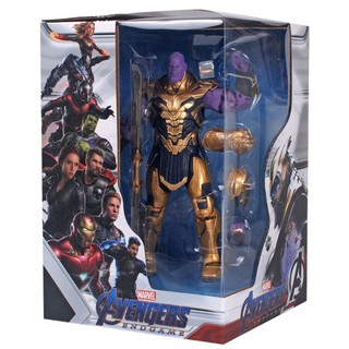 ฟิกเกอร์ Marvel ธานอส thanos The Avengers 4 endgame 20 ซม. PVC (กล่องบุบ)​