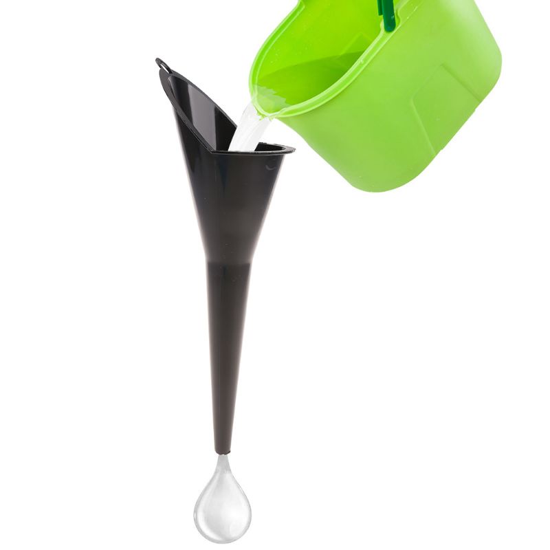 ROX Car Refueling Multi-Function Plastic Long Neck Oil Funnel for All Automotive Oil