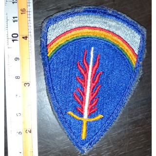 อาร์มทหารอเมริกา สงครามโลกครั้งที่ 2 หายาก US ARMY  PATCH