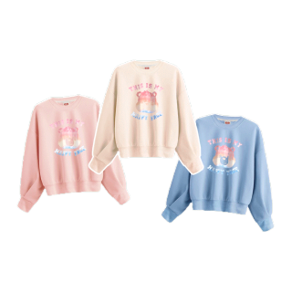 โปรโมชั่น : Care Bears -เสื้อสเว็ตเตอร์แคร์แบร์ Sweater รุ่น This is my happy face