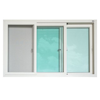 หน้าต่างUPVC บานเลื่อน S-F-S มุ้ง VILANN 180x110 ซม. สีขาว หน้าต่างบานเลื่อนสำเร็จรูปดีไซน์โมเดิร์น จาก VILANN ผลิตจากวั