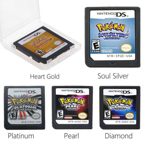 การ์ดเกมเวอร์ชัน Pokemon HeartGold / SoulSilver เหมาะกับ Nintendo 3DS NDSI NDS Lite