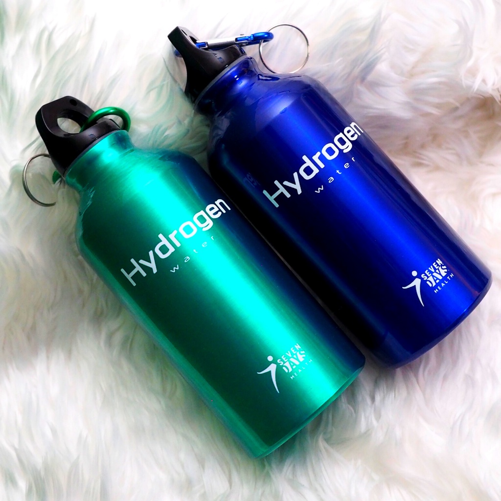ขวดอลูมิเนียมขนาด 400 มล. แพ็คคู่ [Hydrogen Water Aluminium Bottle]