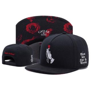 CAYLER &amp;amp;SONS snapbacks Hip Hop Cap ป๊อป Retro Unisex ผ้าฝ้าย หมวกหนังแท้ SnapBack Baseball Cap แบรนด์ Wholesale