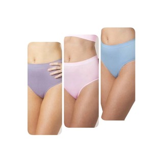 Getzhop กางเกงชั้นใน กางเกงชั้นใน Genie Briefs รุ่น Pastel (สีชมพู ม่วงอ่อน ฟ้าอ่อน) 3 ตัว/กล่อง ไซส์ S