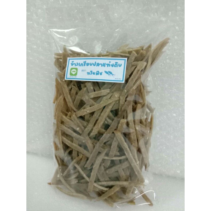 ราคาโปร ข้าวเกรียบปลาเส้นตราทวินฟิช500กรัม
