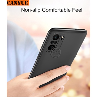 Xiaomi POCO X3 (NFC) F3 GT (5G) M3 F2 Pro Redmi K40 Gaming Edition K40Pro Note 10 Pro 4G 5G Note10 Note10Pro Mi 11 Lite Ultra 11Pro X3NFC X3Pro M3pro Soft TPU Case Back Cover Matte Silicon Phone Casing Black Rubber Shell