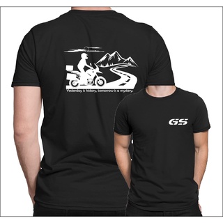 เสื้อยืดผู้ชาย เสื้อยืดคอกลม ทรงหลวม พิมพ์ลายการ์ตูน Bmw 1200 Gs S-5XL