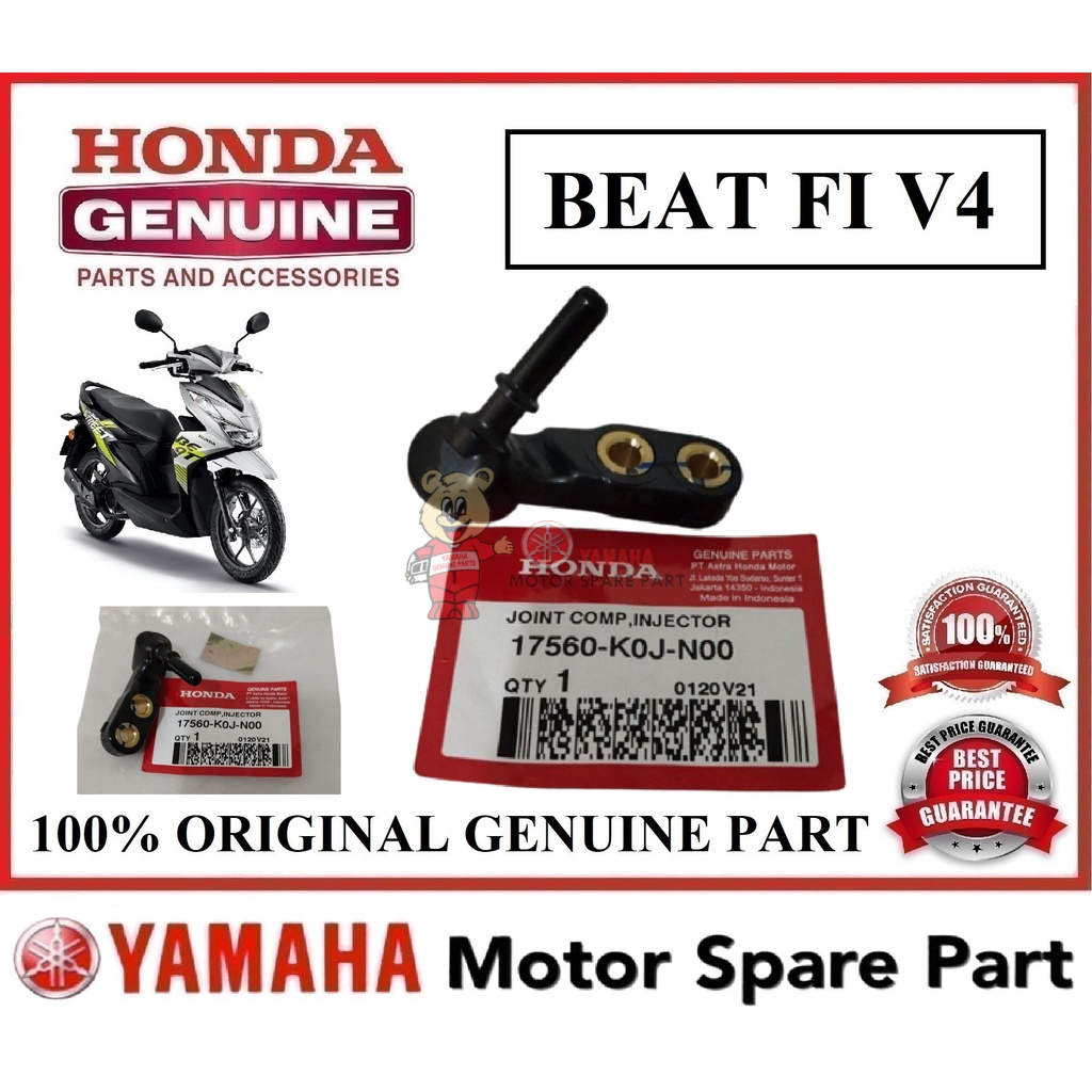 HONDA BEAT110 FI V2 INJECTOR JOINT 0 17560-K0J-N00 FUEL INJECTER JOIN PENYAMBUNG BEATFI BEAT FI V4 ใ