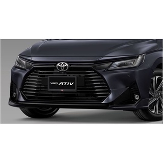 (ของแท้) สเกิร์ตกันชนหน้า ชุดแต่ง LUSSO PACKAGE โตโยต้า ยาริส เอทีฟ โฉมใหม่ All new Toyota Yaris Ativ ปี 2022 /ของแท้