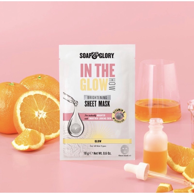 Soap & Glory In The Glow Hoe Brightening Sheet Mask 18G