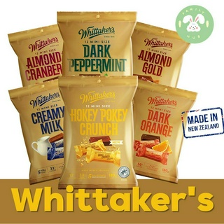 Whittakers 12 Mini Size Dark Peppermint / Creamy Milk / Honey Pokey / Dark Orange 180g พร้อมส่งนะคะ