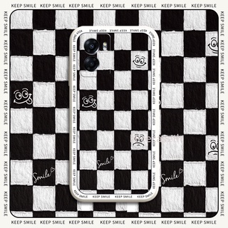 เคสโทรศัพท Realme 9 5G Narzo 50 5G GT 2 Pro Master Edition In Stock Soft Casing เคส Checkerboard Pattern Phone Case Silicone TPU Phone Cover