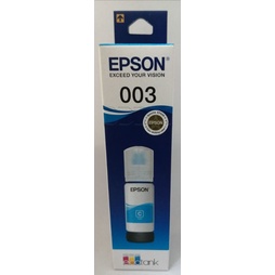หมึก Epson 003 แท้💯% Epson L3110 / L3150 / L5190/L3210/L3216/L3250/L3256/L5290/L5296  เบอร์ 003 สีน้ำเงิน