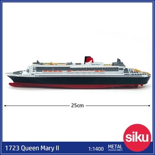 Siku Super 1723 1 : 1400 Queen Mary 2 โมเดลเรือโลหะของเล่นสําหรับเด็ก